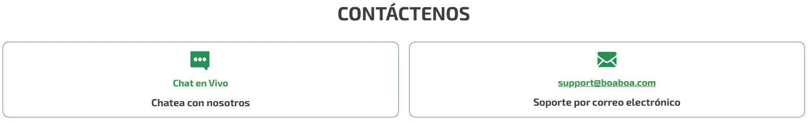 BoaBoa Casino atención al cliente